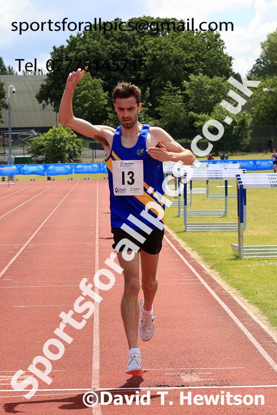 Senior Mens 5000 metres, 2024 Northern Senior and Under-20s Track and Field Champs, Middlesbrough.  Photo: David T. Hewitson/Sports for All Pics